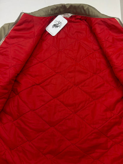 Vintage 80s Mont Gomery Ward Quilted Lined Insulated Cropped Mechanic Style Jacket Size M