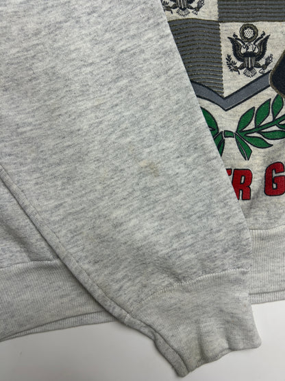 Vintage 90s United States Army Crest Logo Baumholder Germany Crewneck Sweatshirt Size L
