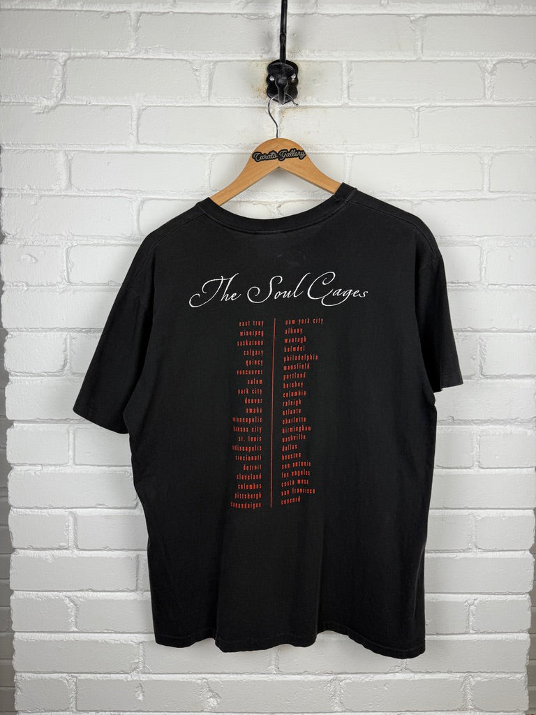 Vintage 1991 Sting The Soul Cages Tour Band Music T Shirt Size XL 90s