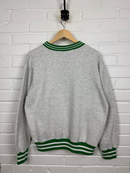 Vintage 90s A Rockets Spaceship Embroidered Sweatshirt Size L
