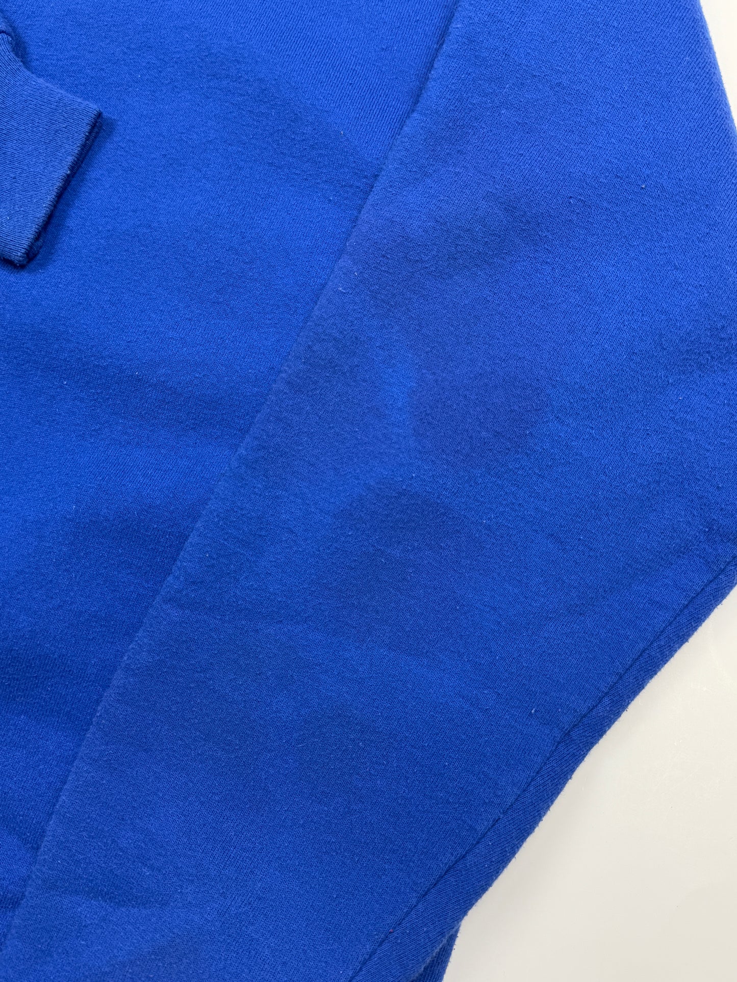 Vintage 90s Russell Athletic Blank Crewneck Sweatshirt Size L Royal Blue