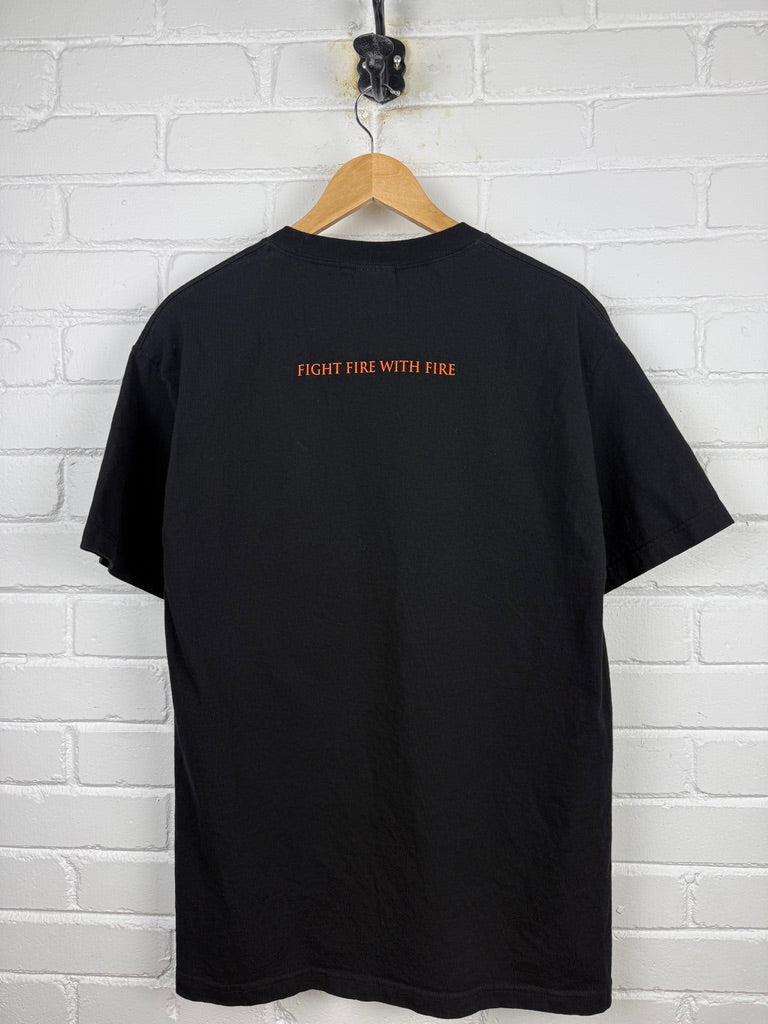 Vintage Reign Of Fire Fight Fire With Fire Movie Promo Graphic T Shirt Size L