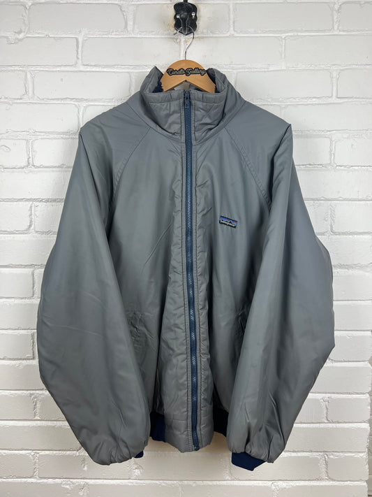 Vintage 80s/90s Patagonia Sherpa Lined Nylon Shell Bomber Jacket Size XL
