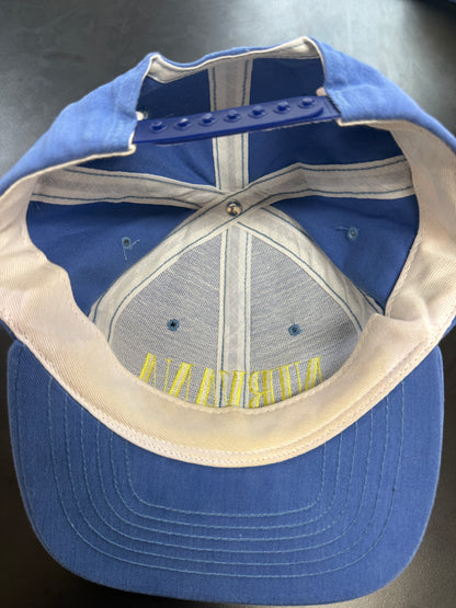 Vintage 1991 Nirvana Nevermind Tour Promo Baby Blue Band Snapback Hat 90s