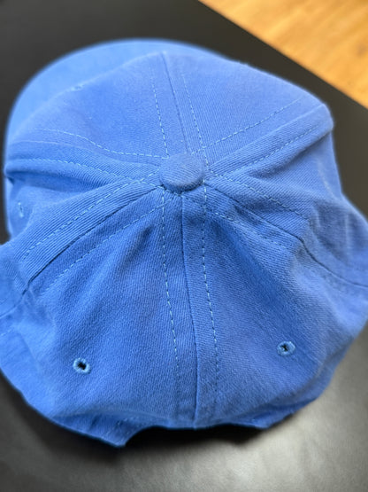 Vintage 1991 Nirvana Nevermind Tour Promo Baby Blue Band Snapback Hat 90s