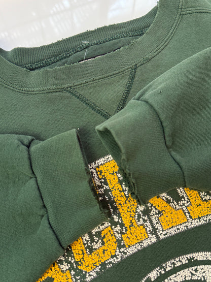 Vintage 90s Green Bay Packers NFL Football Graphic Crewneck Sweatshirt Size XL