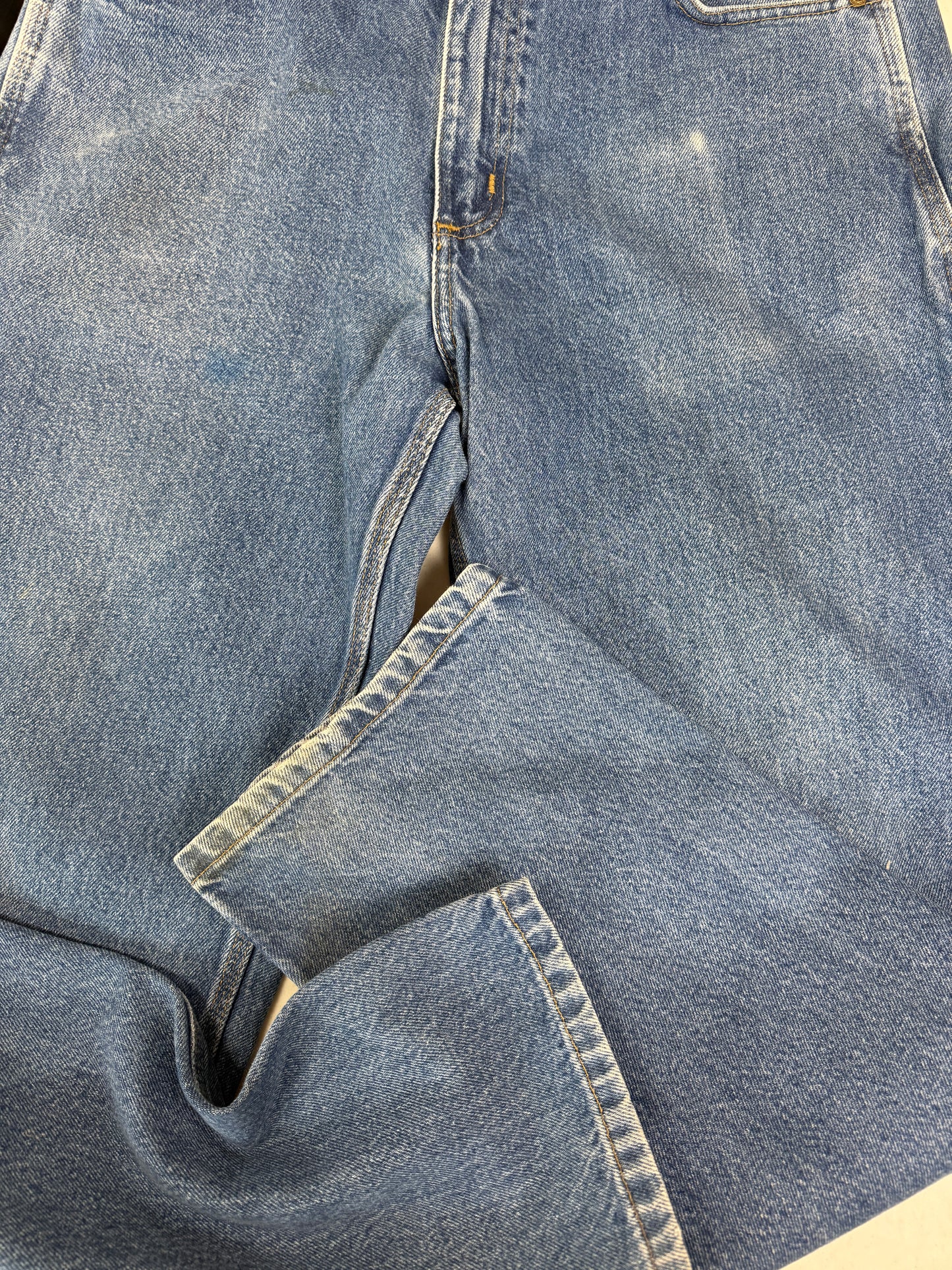 Vintage Carhartt Carpenter Work Wear Denim Stonewash Denim Jeans Pants 36W