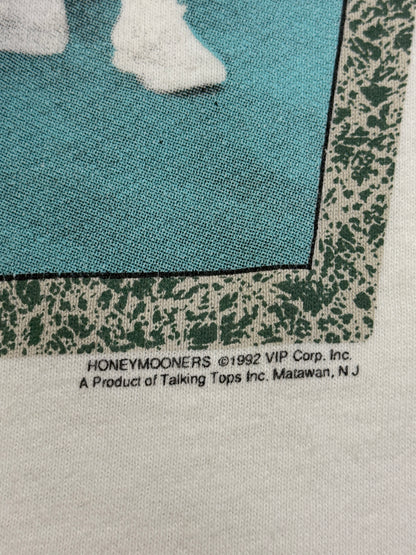 Vintage 1992 The Honeymooners Address The Ball Golf TV Show T Shirt Size XL 90s