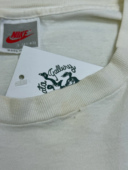 Vintage 80s/90s Nike Graphic Spell Out T Shirt Size L White