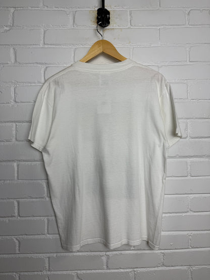 Vintage 1997 Titanic Movie Promo Poster Leonardo DiCaprio T Shirt Size M