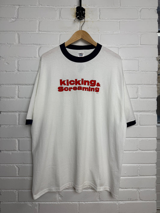 Vintage 2005 Kicking And Screaming Movie Title Promo Will Ferrel T Shirt Size XL
