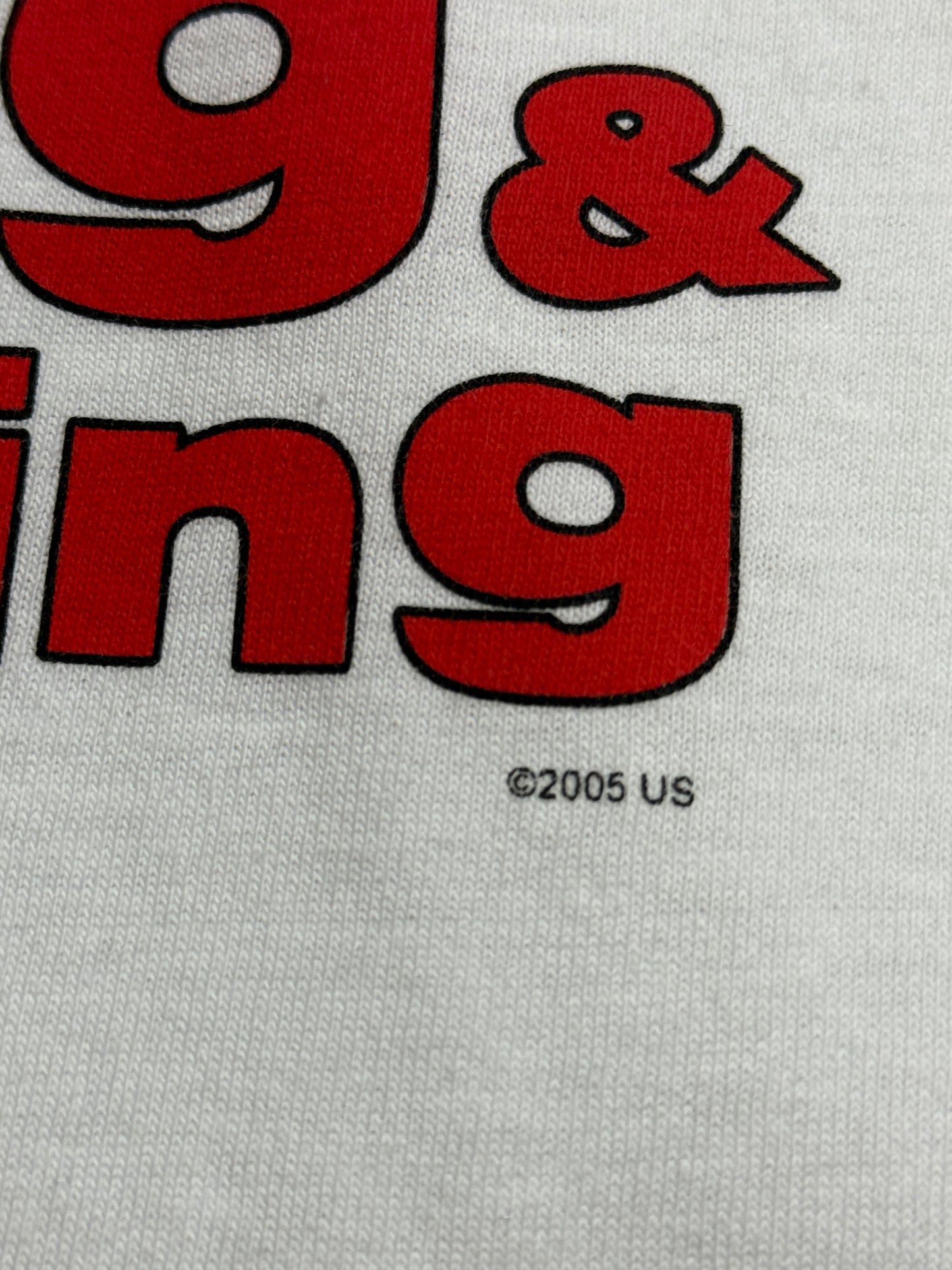 Vintage 2005 Kicking And Screaming Movie Title Promo Will Ferrel T Shirt Size XL