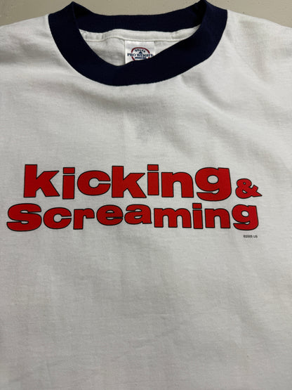 Vintage 2005 Kicking And Screaming Movie Title Promo Will Ferrel T Shirt Size XL
