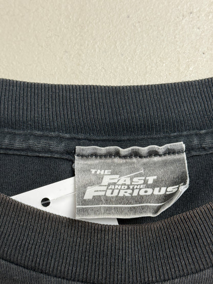 Vintage The Fast And The Furious Light Up The Night Car Neon Movie Promo T Shirt Size XL