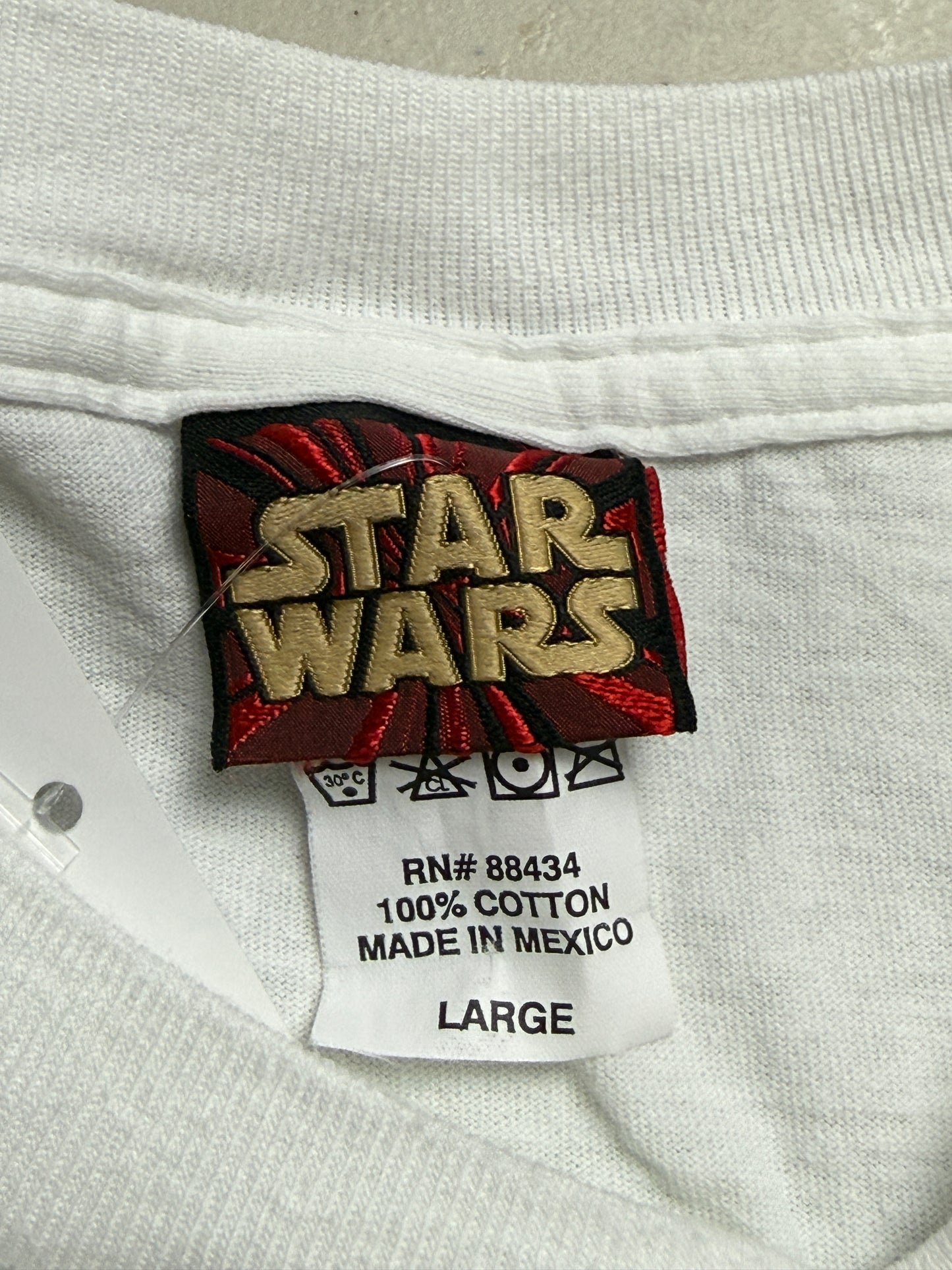Vintage 1999 Star Wars Episode 1 The Phantom Menace Darth Maul Movie Promo T Shirt Size XL